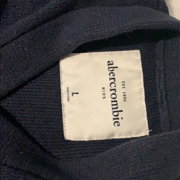 Dark Navy Blue Girls Cardigan - Picture 2 of 3